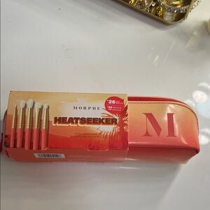 Morphe Heat Seeker Brush Set in Orange and Red